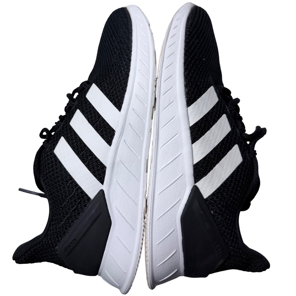 Adidas Questar Flow NXT Black White Mesh Running Shoes Kids 4.5 Women 6 FZ2957